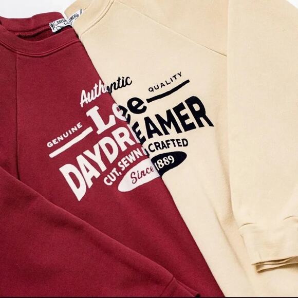 DAYDREAMER x LEE Genuine Quality Sweatshirt in Khaki Size M New w/ Tag MSRP $120 - Picture 15 of 16